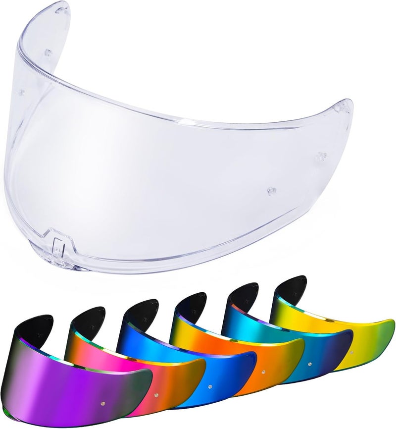 psler Sedici Strada 2 Visor - Sedici Strada 2 and Strada 3 Face Shield Motorcycle Helmet visor Accessories Replacement for LS2 FT2 VECTOR Sedici Strada 2 Strada 3 FF801 FF397，Clear - Image 1